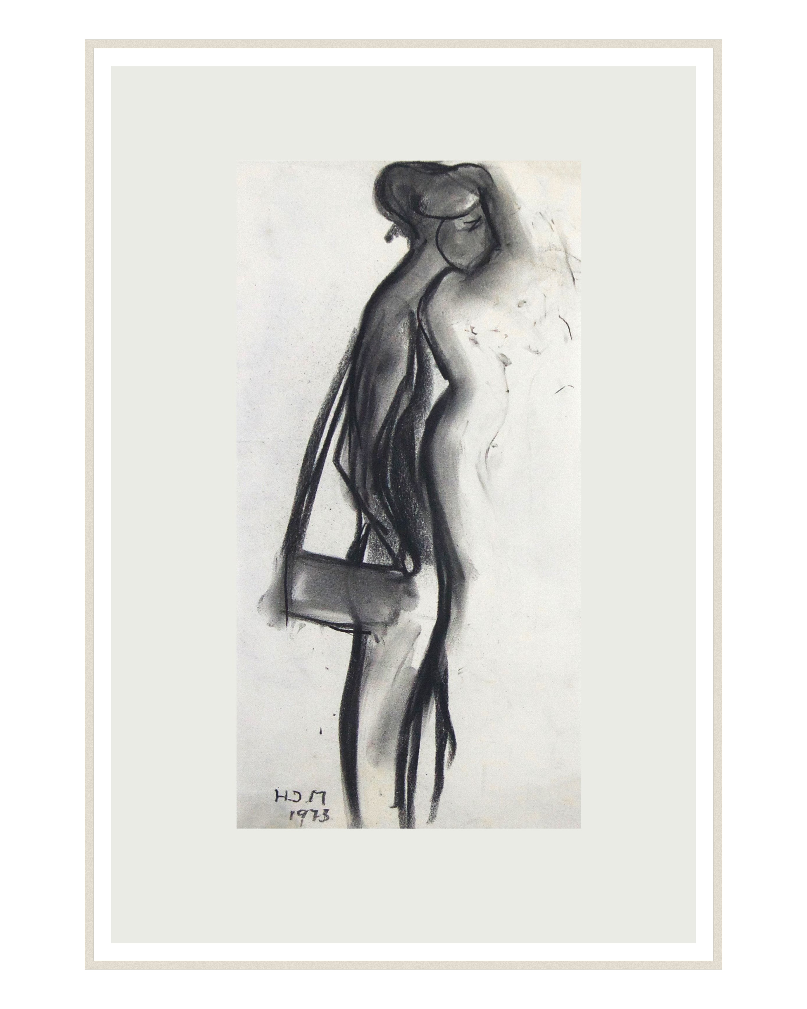 Frauenakt mit Tasche – More views 1
