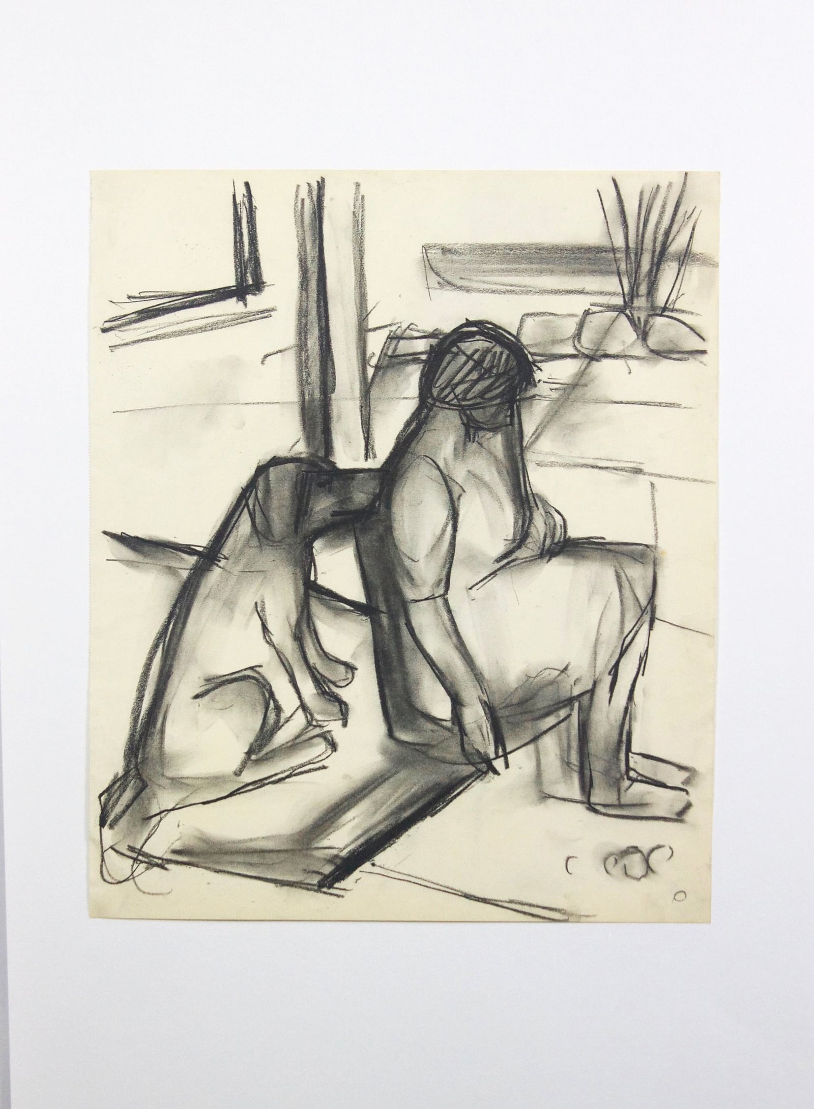 Ruhende Frau mit Hund – More views 1